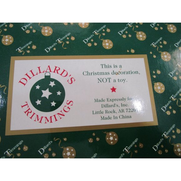 Dillards Trimmings Mercury Style Ornaments Silver Teardrop Blue Reflector NIB - Picture 5 of 16